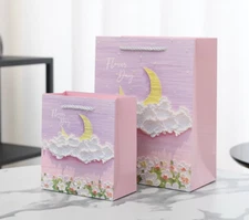 NEW Kraft Paper Bag Party Shopping Pretty Gift Bags with Handles -Pick Your Size