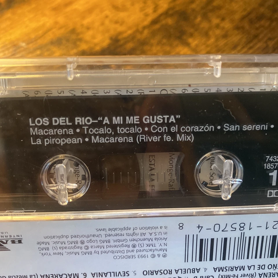 LOS DEL RIO - A MI ME GUSTA - 1993 MEXICAN TAPE ALBUM, LATIN POP - Image 4 of 4