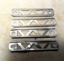 Gilbert Erector Part A: 2 1/2" Aluminum Straight Girders: 4 Lot A