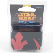 Star Wars Rebel Alliance Dice Bag Black and Red SEALED Fantasy Flight Free Ship