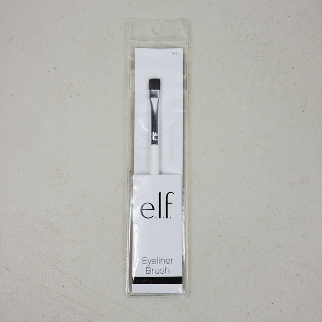 ELF Eyeliner Brush 1814 White Refined Wet & Dry Use eBay