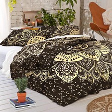 Indian Bedding sheet Duvet Cover Mandala Print Hippie Gypsy Boho quilt cover