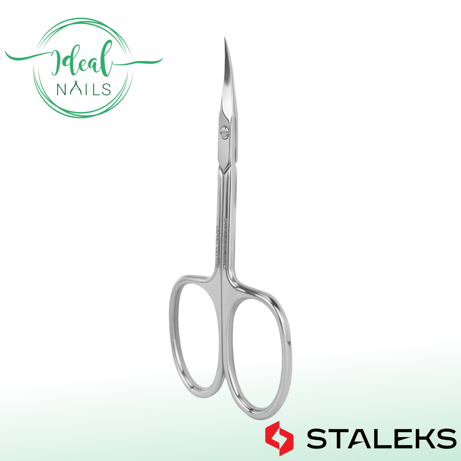 Kutikula-Schere STALEKS EXPERT SE-22/1, Klinge ""Turmspitze"" 24 mm, Edelstahl