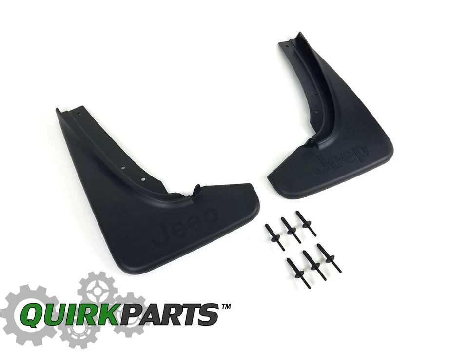 Grand Cherokee Summit 2014-2022 protectores contra salpicaduras traseros moldeados genuino Mopar 82214085 Foto 3 de 4