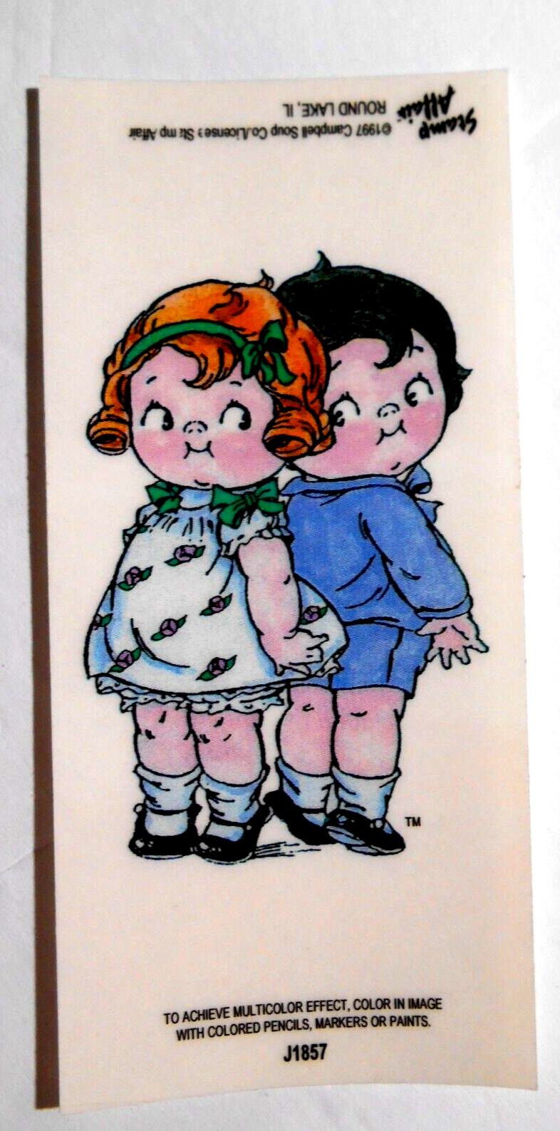 CAMPBELL KIDS Soup Stickers Vintage 1997  New Old Stock - Collectable Lot of 5