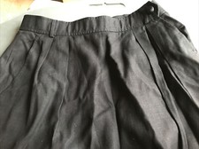 Vintage Evan Picone Black Slacks Fully Lined Sz 12 EUC - USA Made, Side Button