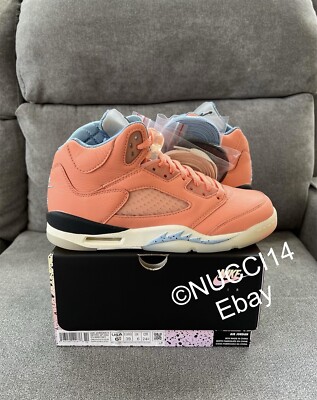 Size 6.5 Nike Air Jordan 5 Retro DJ Khaled We The Best Crimson Bliss DV4983-641
