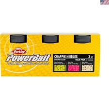 3-Pack Dough Bait with Glow Options - Perfect for Freshwater Fishing Enthusiasts