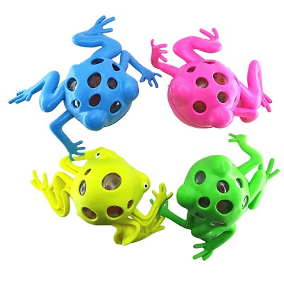 Frog Squeeze Toy Stress Ball Water Orbs Orbeez Animal Toy | eBay