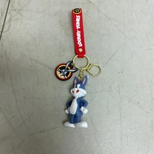 New Assorted 3D Silicon Cartoon Looney Tunes Keychain With Bugs Bunny Accessory