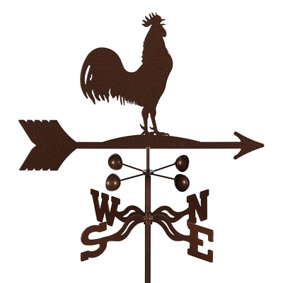 EZ Vane: HEAVY DUTY Steel Rooster Weathervane