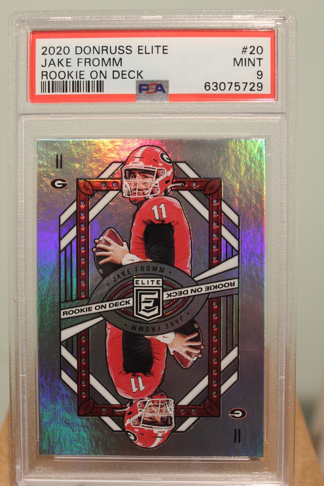 Jake Fromm Panini Donruss Elite Rookie on Deck #20 Base