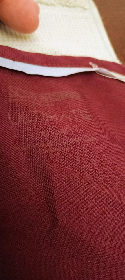 2 2XL Medical Scrubs Burgundy And Green Colors - Image 4 of 4