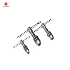 T-Tap Wrench Set 3 Pcs In Solid Collect Jaws For Tapping & Reaming RAHISHTOOLS
