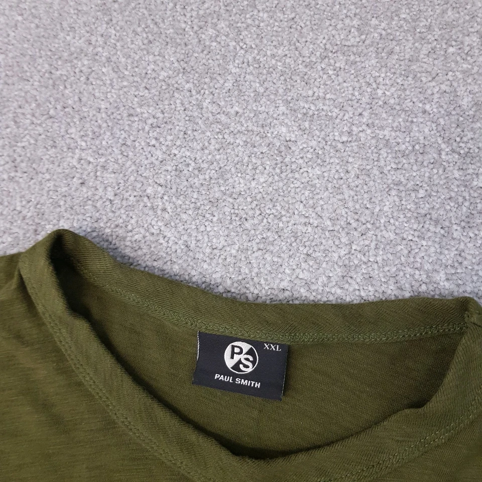 Camiseta Paul Smith Para Hombres 2XL XXL Conejito Verde PS Estampado Informal Mod Scooter Liam Foto 3 de 4