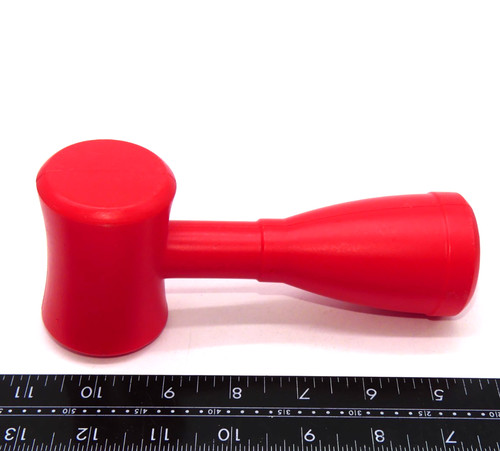 Kids Pretend Plastic Red Hammer Toy Mallet Tools