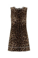 DOLCE & GABBANA Stretch Cady Mini Dress New & Authentic