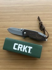 CRKT GSD Cuero Personalizado Asistido por Calamares 2492 - Cuero Topo - 8Cr14MoV