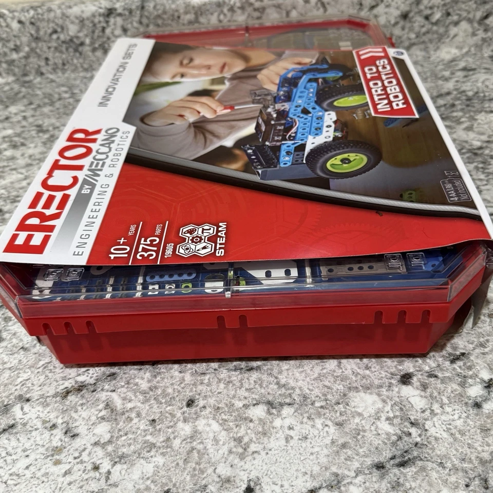 Erector Innovation Set Intro To Robotics 375 Parts Age10+ New  - Image 4 of 4