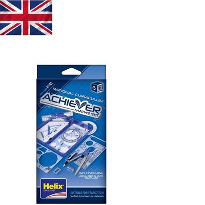 Durable Multicolor Maths Achiever Set with Essential Study Tools - Small Size