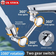 1080 ° Drehbarer Wasserhahn Sprühkopf Universal Verlängerung Spritzfilterhahn DE
