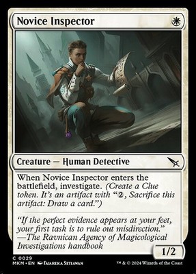 Novice Inspector Foil Murders at Karlov Manor 29 NM MTG
