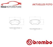 SATZ BREMSBELÄGE BREMSKLÖTZE BREMBO P 50 176 P FÜR MERCEDES-BENZ EQE,EQE SUV
