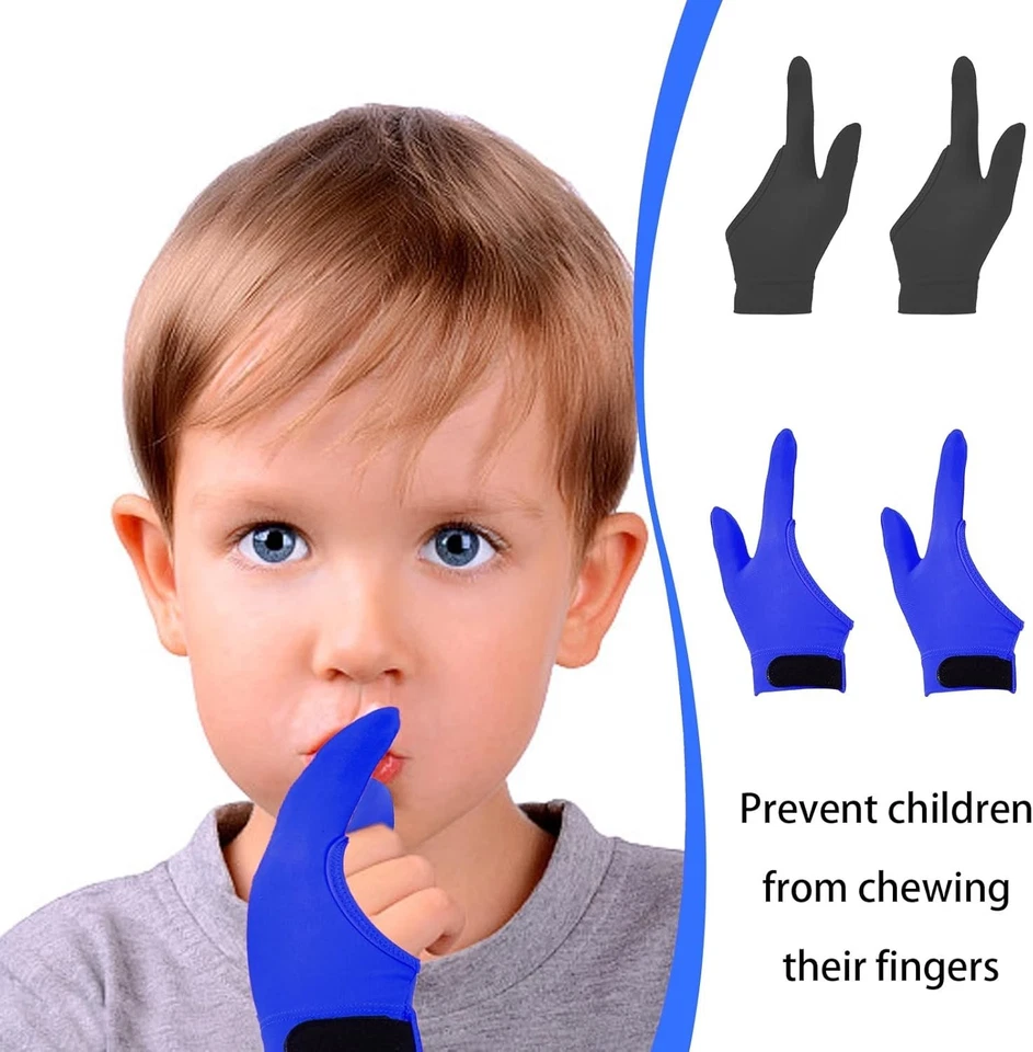 4 Pcs Thumb Sucking Stop for Kids Ages 5-13 | Breathable Sensory Glove with Chew - image 4 of 4