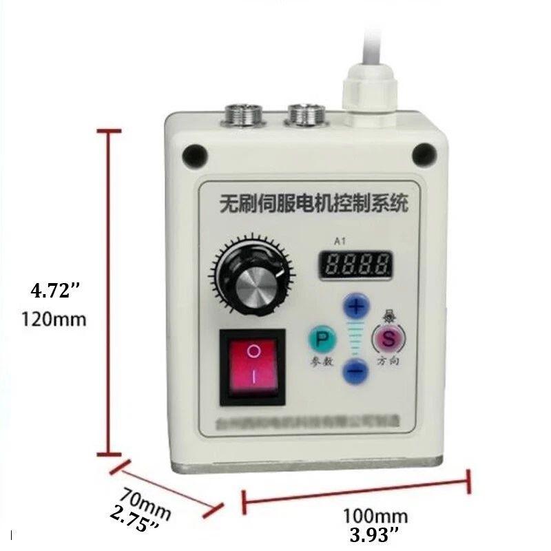 Permanent Face Mount Magnet Servo Motor Controller 550W-1.2KW Driver Woodworking - Image 3 of 4