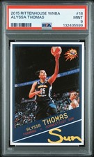 2015 Rittenhouse WNBA Alyssa Thomas #18 2nd Yr RC PSA 9 MINT Pop 8 ONLY 3 Higher