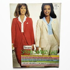 Vintage 1982 Sears Roebuck "Spring Saving Sale" Ad Advertisement Retail Catalog
