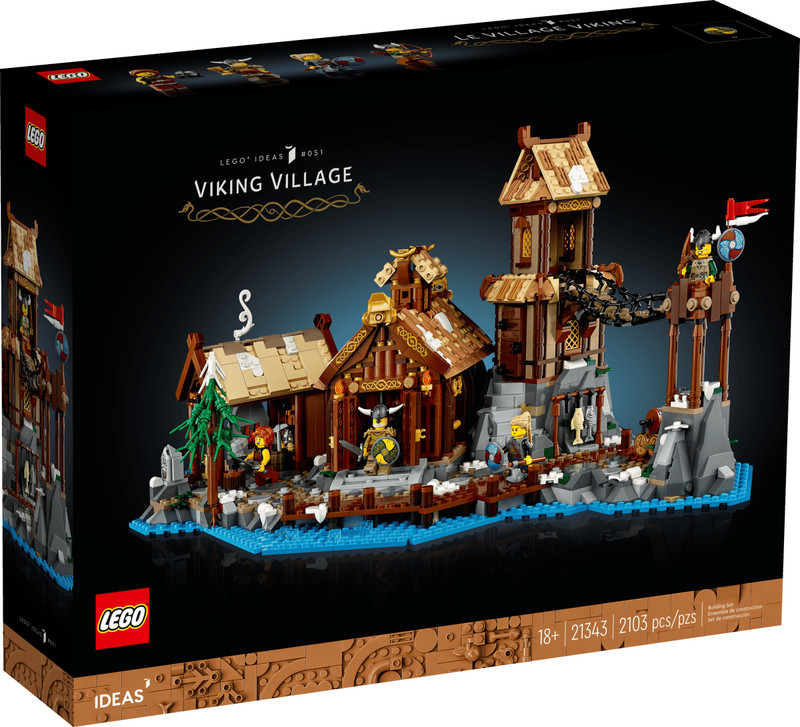LEGO 21343 IDEAS Viking Village Medieval Collection Retired New and Sealed