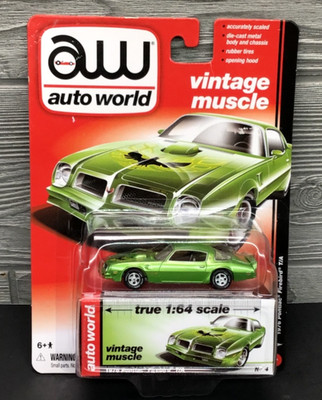 Auto World 2016 Vintage Muscle 1976 Pontiac Firebird T/A  *Green  Walmart Excl.