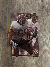 1992 Action Packed Mark Schlereth Signed Auto Autograph Washington Redskins Card