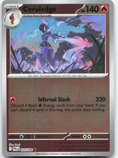 Ceruledge 020/094 Uncommon Phantasmal Flames Pokemon Reverse Holo Near Mint