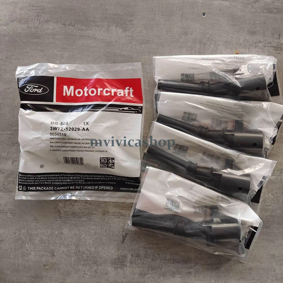 8PCS DG508 Ignition Coils For Motorcraft Ford F150 F250 F550 4.6L 5.4L 6.8L NEW Foto 2 de 4