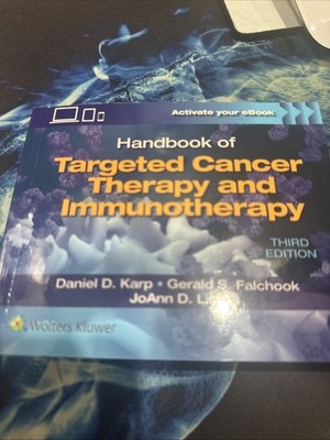 Handbook of Targeted Cancer Therapy and Immunotherapy Oncology 3rd Ed. 2023 NEW