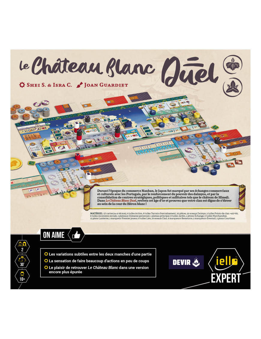 Le Château Blanc Duel Fr Iello Expert 70491 avec placement de dés tactique - 3