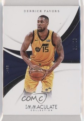 2017-18 Panini Immaculate 30/75 Derrick Favors #34 2ct