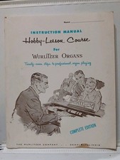 27 step Hobby Lesson Course Instruction Manual for Wurlitzer Organs 1964