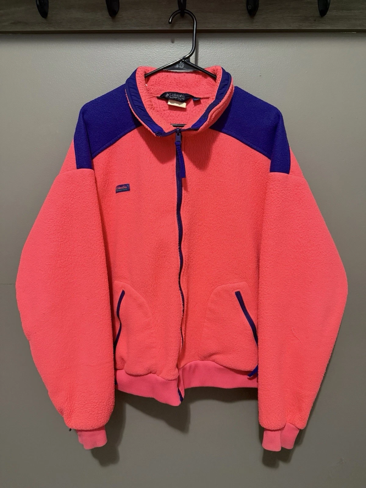 90s Columbia Bugaboo Full Zip Fleece Sweater Size XLT Made In USA
