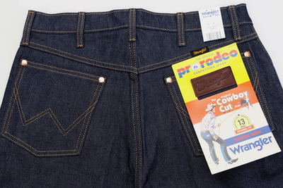 Wrangler 13MWZ Men's Jeans 100% Cotton Selvedge Denim Broken Twill Wrangler 13MWZ Men's Jeans 100% Cotton Selvedge Denim Broken Twill