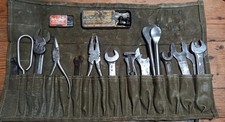 EX WD MILITARY MOTORCYCLE CANVAS TOOL KIT DATED 1955