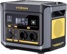 VTOMAN FlashSpeed 600 Tragbare Powerstation 499Wh 600W Vollladung in 70 Min