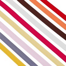 19 Yards 9 Colors Bias Binding for Sewing, 7/8 inch Double Fold Bias Tape Pol...