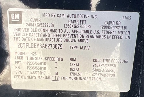 13574844 | 2010 2011 GMC Terrain Body Control Module BCU BCM OEM Computer - Picture 4 of 13