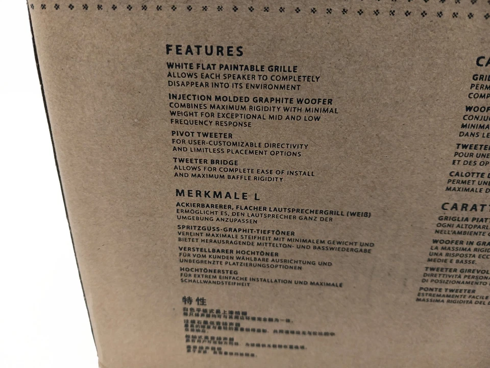 Jamo IW 206 FG In-Wall Speaker 6.5 inch 110 Watt 8 ohm - NEW OPEN BOX - Image 3 of 4