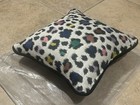Scalamandré Rosette Disco Pillow 12 in Sq Animal Print Velvet Back & Cording NEW — photo 7