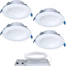 New HALO 2Pack 4inch Quicklink Canless LED Downlight 2700-5000K White Fast Ship