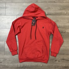 Spyder Womens L Pullover Hoodie Sweatshirt Red NWT